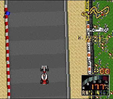 F-1 Grand Prix - Part II (Japan) screen shot game playing